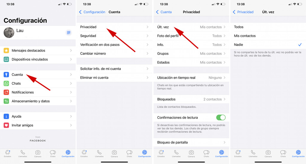 Oculta tu última conexión en WhatsApp y protege tu privacidad Oculta tu última conexión en WhatsApp y protege tu privacidad