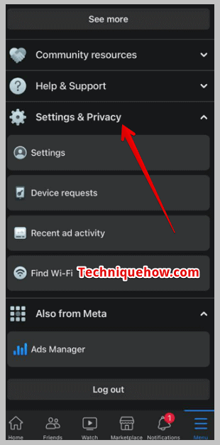 configuración en iOS