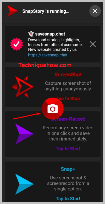 Proporciono un botón de cámara arrastrable