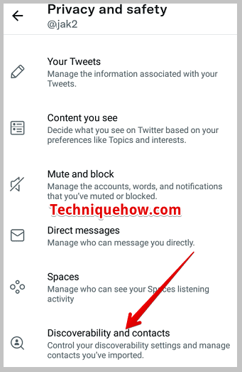 Descubribilidad y contactos