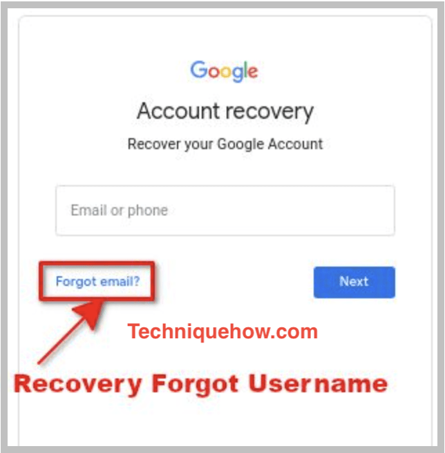 recuperar tu nombre de usuario de Google