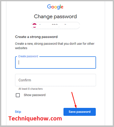 restablecer tu contraseña de google