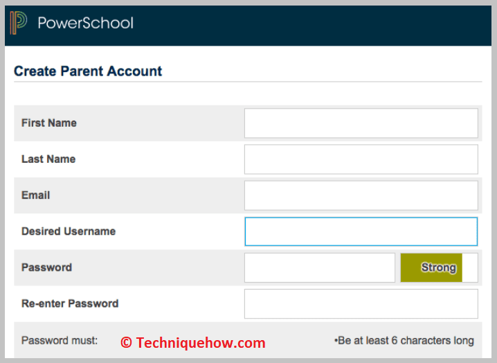 nueva cuenta para padres