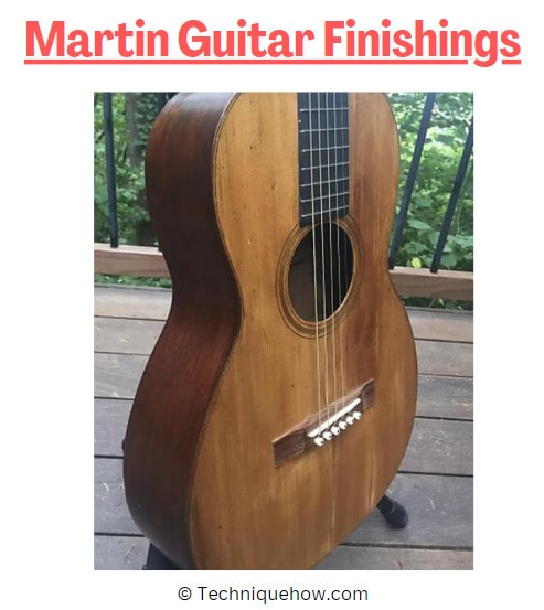 Acabado de guitarra Martin.