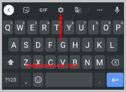 Sección de configuración de Android