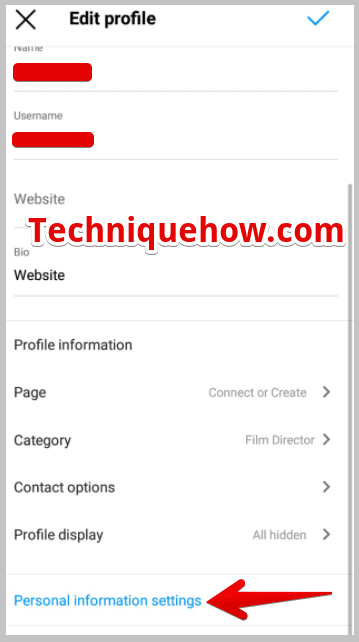 Cómo evitar que tu cuenta sea sugerida en Instagram configuración de información personal