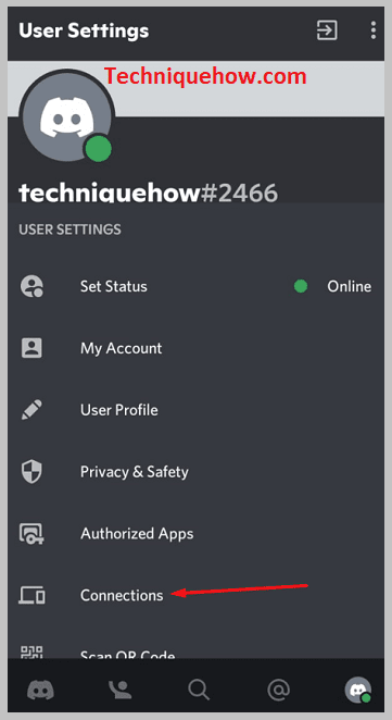 Toca Conexiones móviles