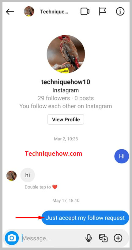 haz clic en el chat para abrirlo
