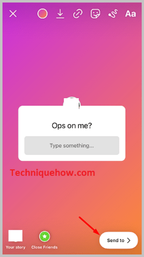 Toca el botón Enviar a