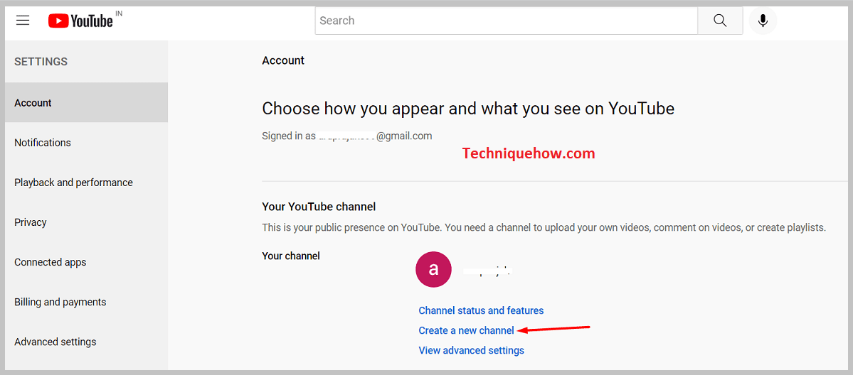 Crear un nuevo canal