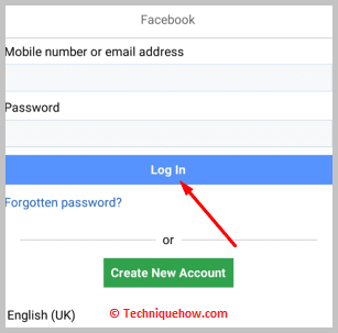 Haga clic en iniciar sesión