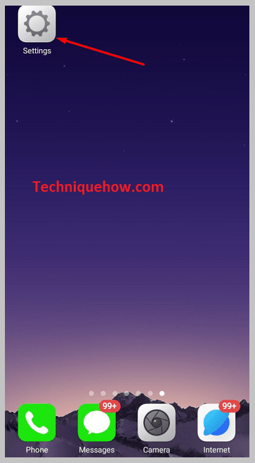 Abra la aplicación Configuración