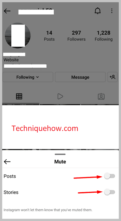 Desplácese por publicaciones e historias