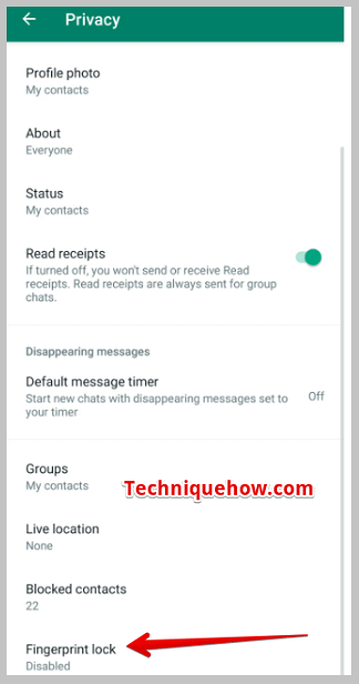 en el pad con huella digital