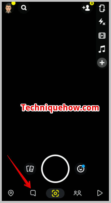 haga clic en la sección de chat