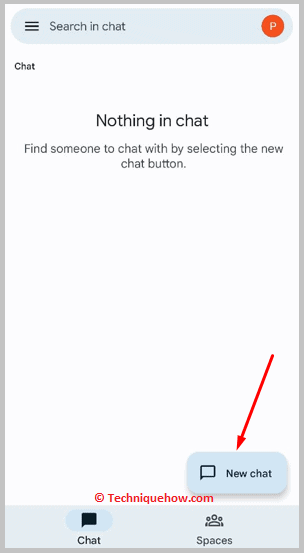Haga clic en Nuevo chat