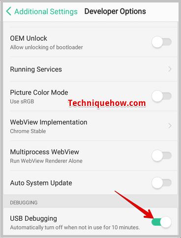 Habilitar desarrollador