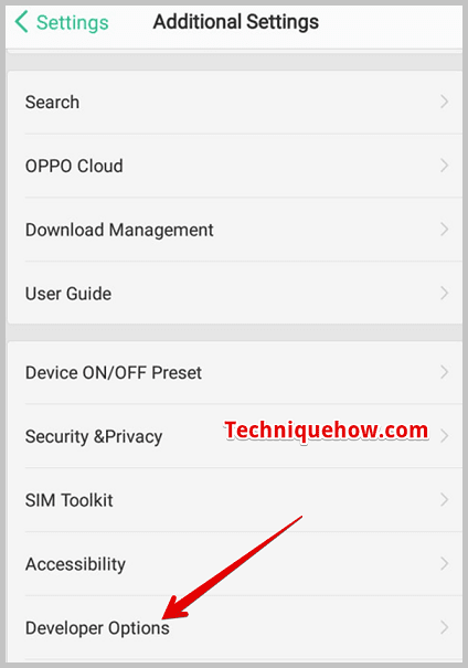Configuración de desarrollador