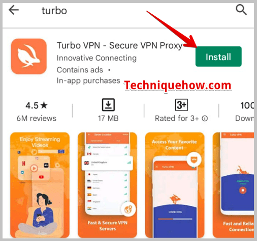 Instalación de TurboVPN