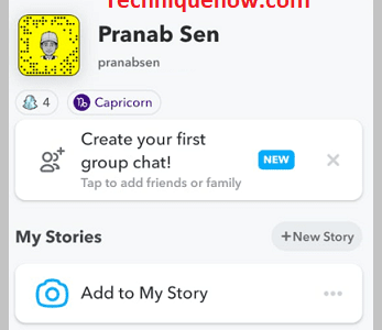 Settings icon on snapchat