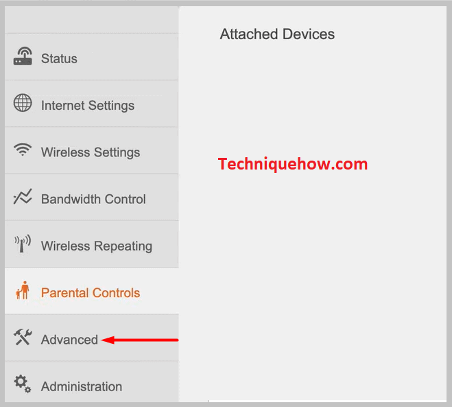 haga clic en Avanzado