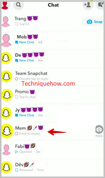 Snapchat espera repetición