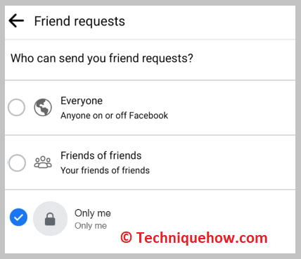 Para su configuración de privacidad