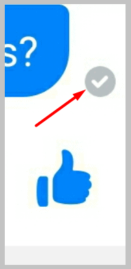 No aparece si muestra marcas de verificación grises.