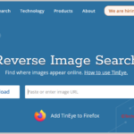 Cómo hacer búsqueda inversa de imágenes en Instagram para encontrar usuarios Tineye-website