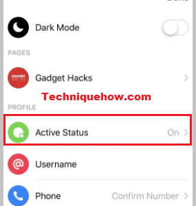 Active-status-messenger