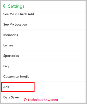 Utilice anuncios de Snapchat