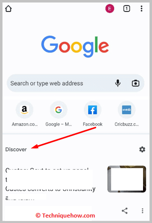 Obtenga ideas de contenido de la página Descubrir