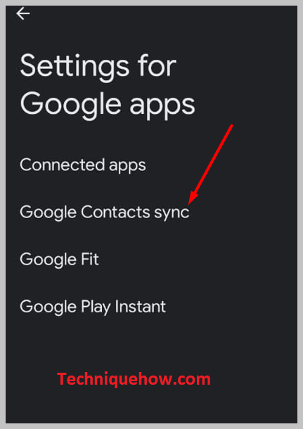 Sincronización de contactos de Google
