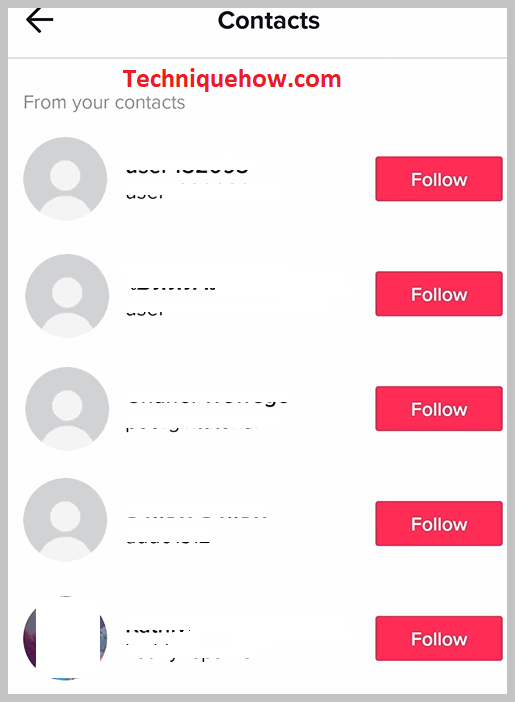     aparecerá la lista de nombres de usuario 