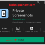 Private Screenshots app