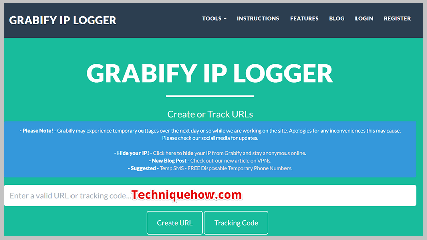 Usando la herramienta Grabify