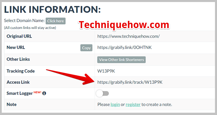 Ir al código de seguimiento