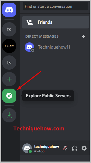 Explora servidores públicos en Discord