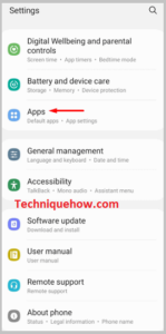 Click on Apps