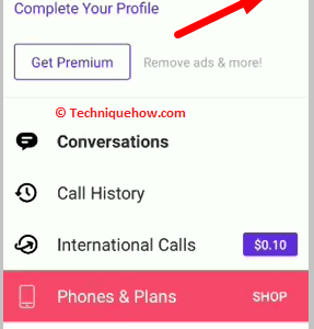Click on settings icon