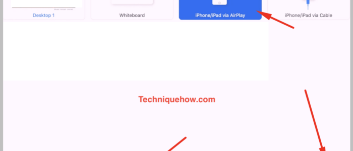 Screen mirror Zoom from ipad