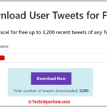 Cómo descargar todos los tweets de un usuario Online tools such