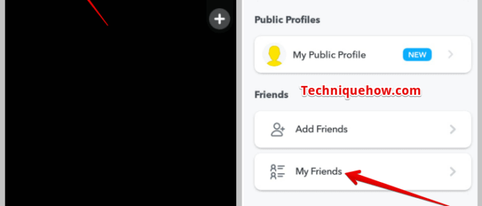 click on your profile picture