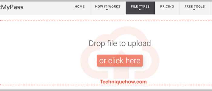 Cómo eliminar la contraseña de un documento de Word en línea LostMyPass Tool online