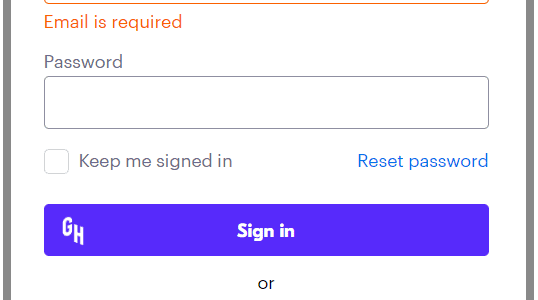 Cómo eliminar su cuenta de Grubhub login into grabhub