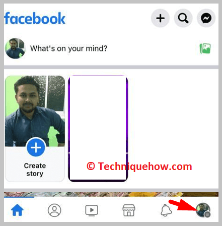     haz clic en el icono de la imagen de perfil
