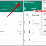 Cómo ocultar los chats de WhatsApp sin archivarlos ni eliminarlos click on the three dots icon