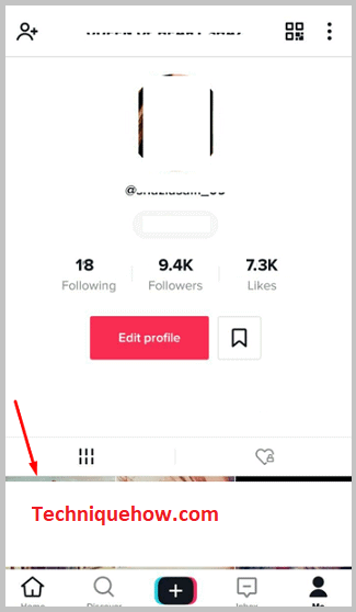 Selecciona un vídeo en tiktok