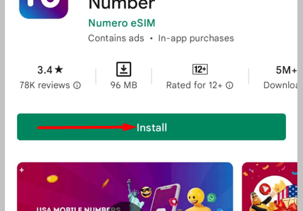 install the application