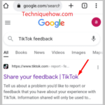 TikTok feedback app